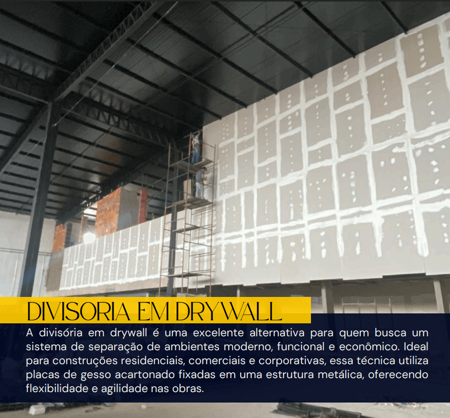 DIVISORIA EM DRYWALL