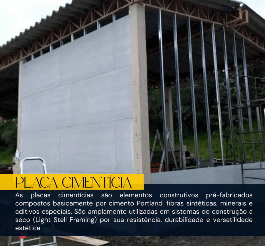 PLACA CIMENTÍCIA